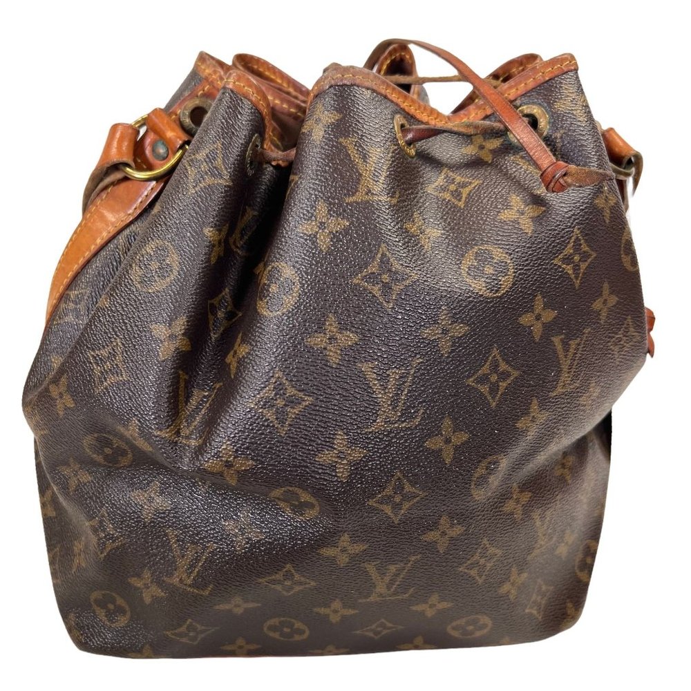Authentic Louis Vuitton Shoulder Bag Petit Noe Monogram Used LV Handbag Vintage - Picture 2 of 12